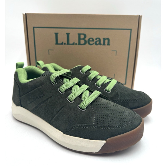 L.L.Bean VISTA TREKKER Unisex Kids' Slip On Sneaker Green US Size 6 Medium - Picture 1 of 11